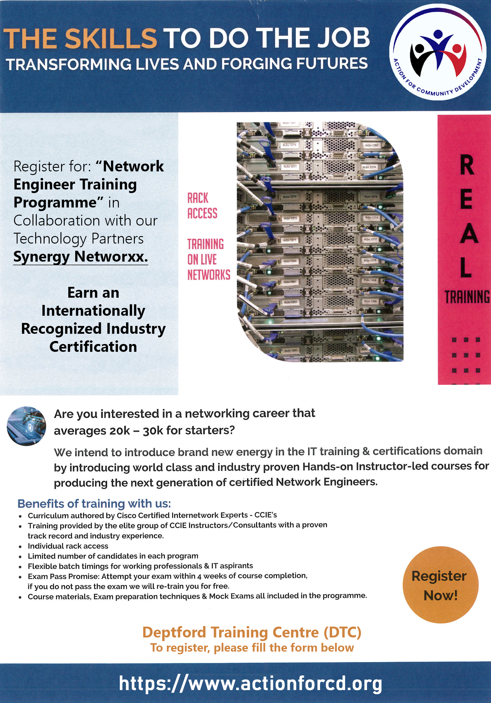 Network Engineer Training Programme poster